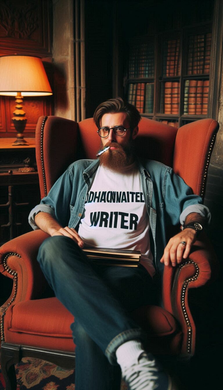 Scrittore svantaggiato - Racconto bizarro fiction di David Fivoli